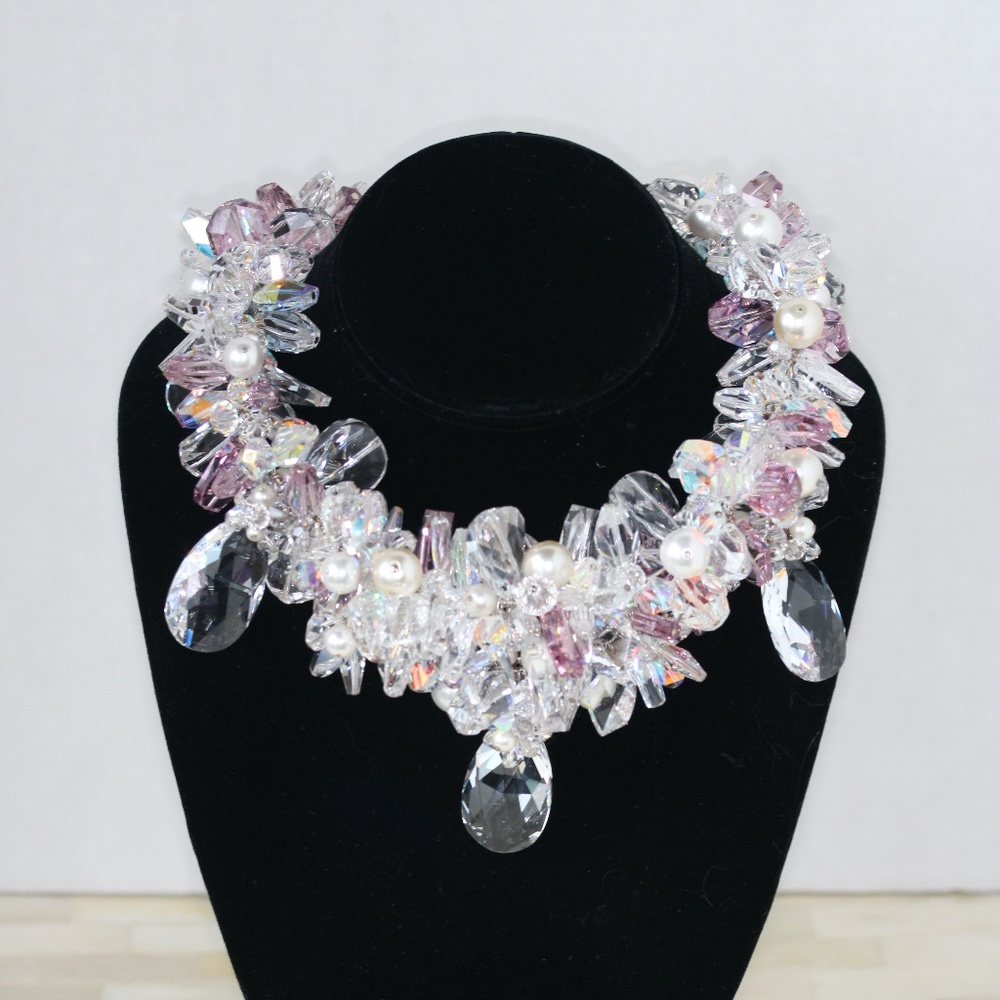**RARE**jSevåg Swarovski crystal and pearl wedding